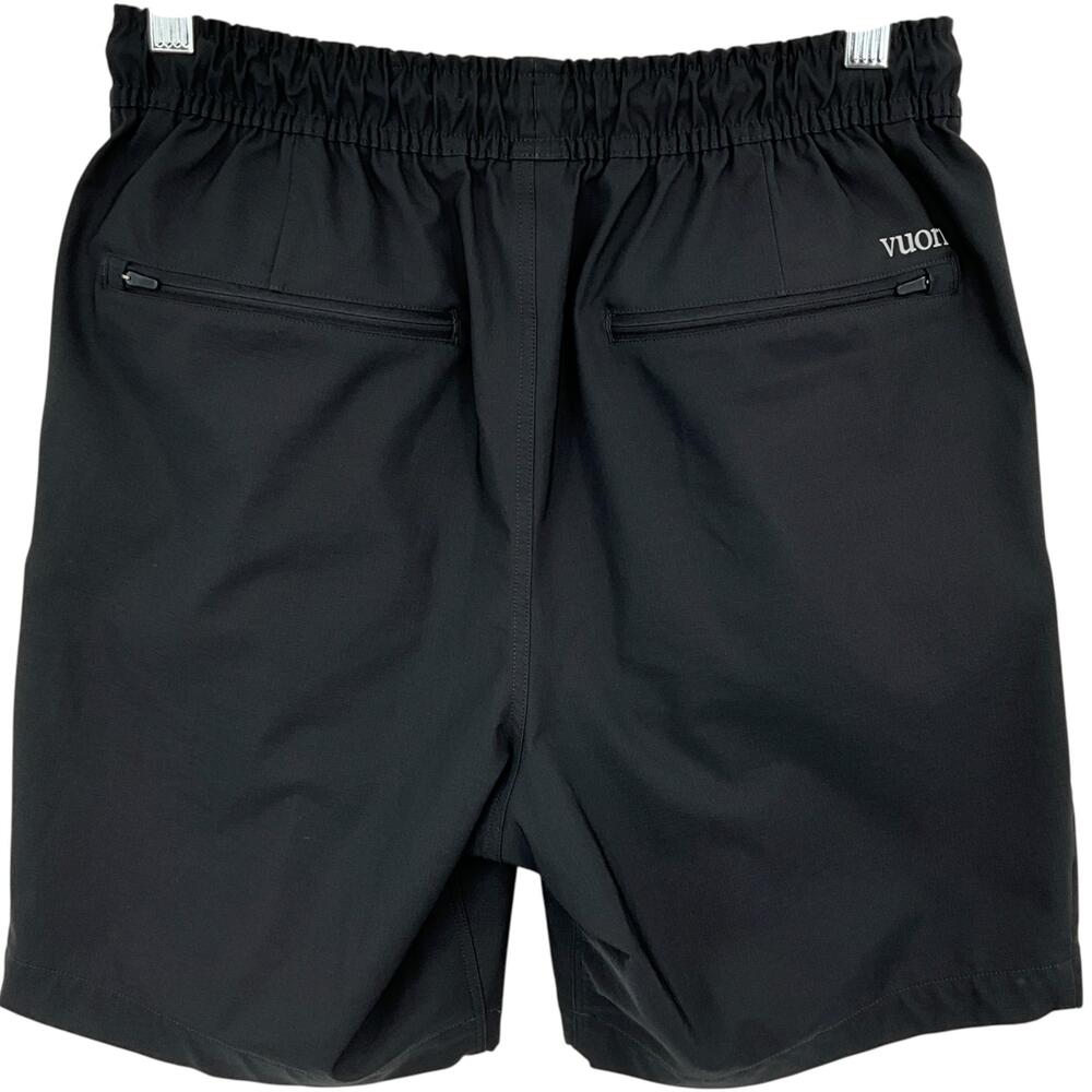 Vuori Train Tech Shorts Mens Small Black 8" Inseam Zip Pockets Athletic V3013 - Picture 4 of 11